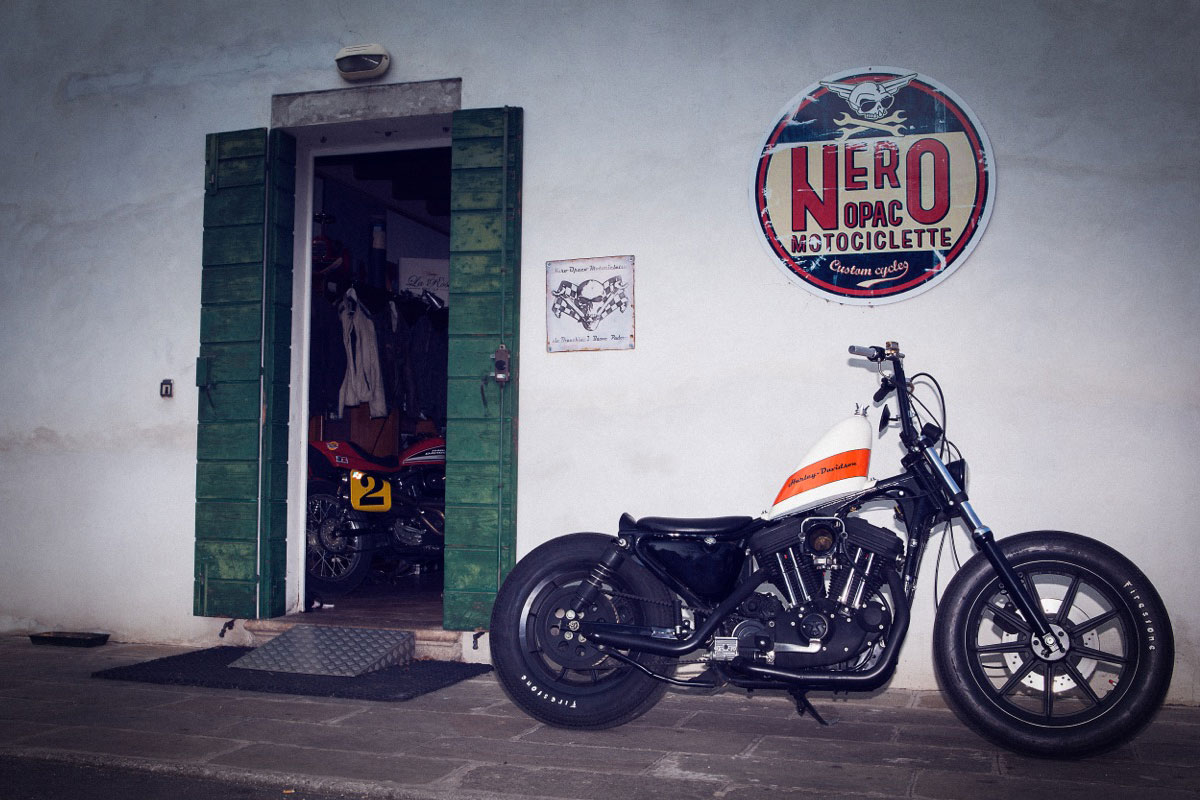 Harley-Davidson Sportster bobber Neco Opaco Motociclette
