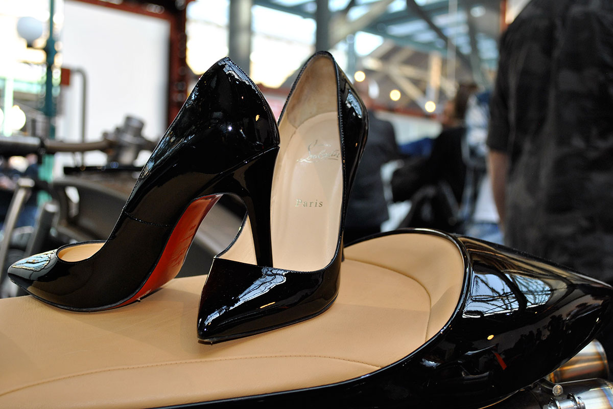 Classy café racer elegant heeled shoes