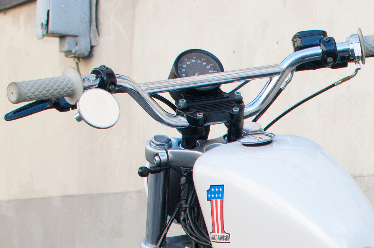 Harley-Davidson Sportster flat tracker handlebars