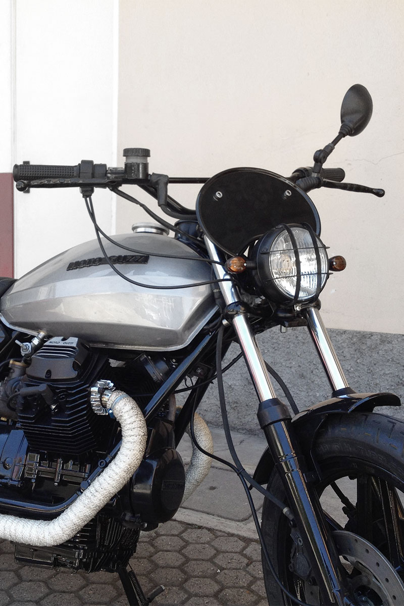 Moto Guzzi V50 brat tracker