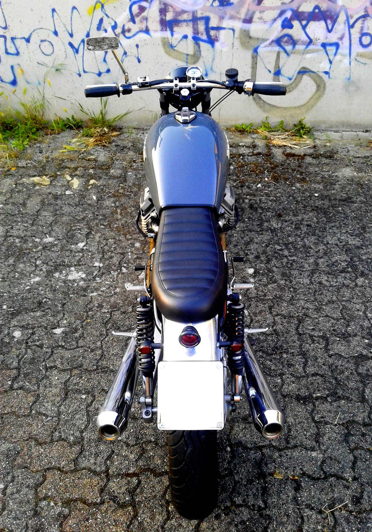 Moto Guzzi V35 motard anni 80