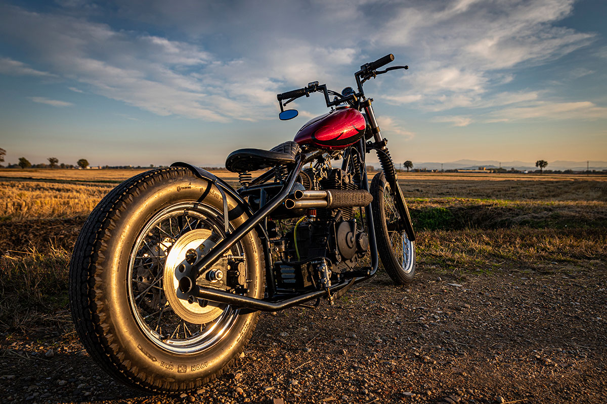 Ruota posteriore Harley-Davidson Heritage bobber-chopper